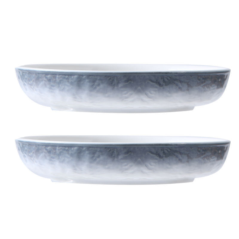 Tableware Bowl Household Combination Simple Personality Creative Single Soup Bowl Rice Bowl Dinner Plate Fish Plate Flavored Plate Soup Spoon
