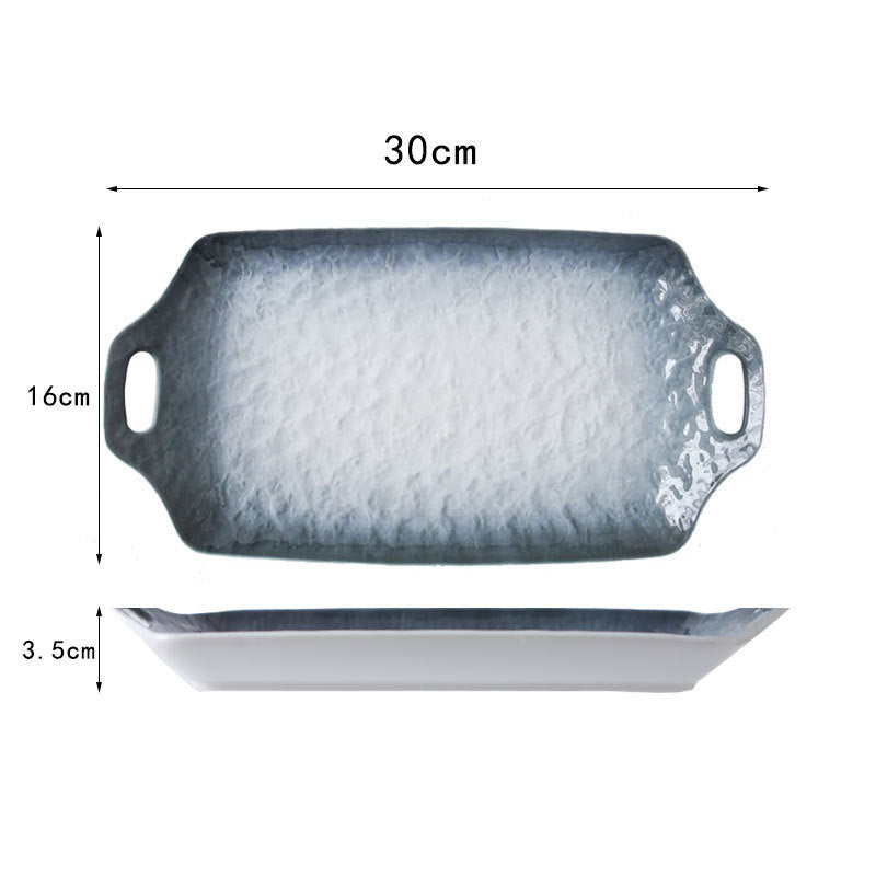 Tableware Bowl Household Combination Simple Personality Creative Single Soup Bowl Rice Bowl Dinner Plate Fish Plate Flavored Plate Soup Spoon
