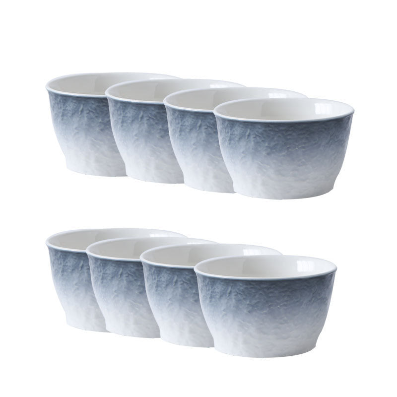 Tableware Bowl Household Combination Simple Personality Creative Single Soup Bowl Rice Bowl Dinner Plate Fish Plate Flavored Plate Soup Spoon