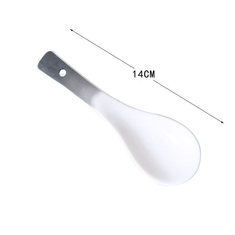 Tableware Bowl Household Combination Simple Personality Creative Single Soup Bowl Rice Bowl Dinner Plate Fish Plate Flavored Plate Soup Spoon